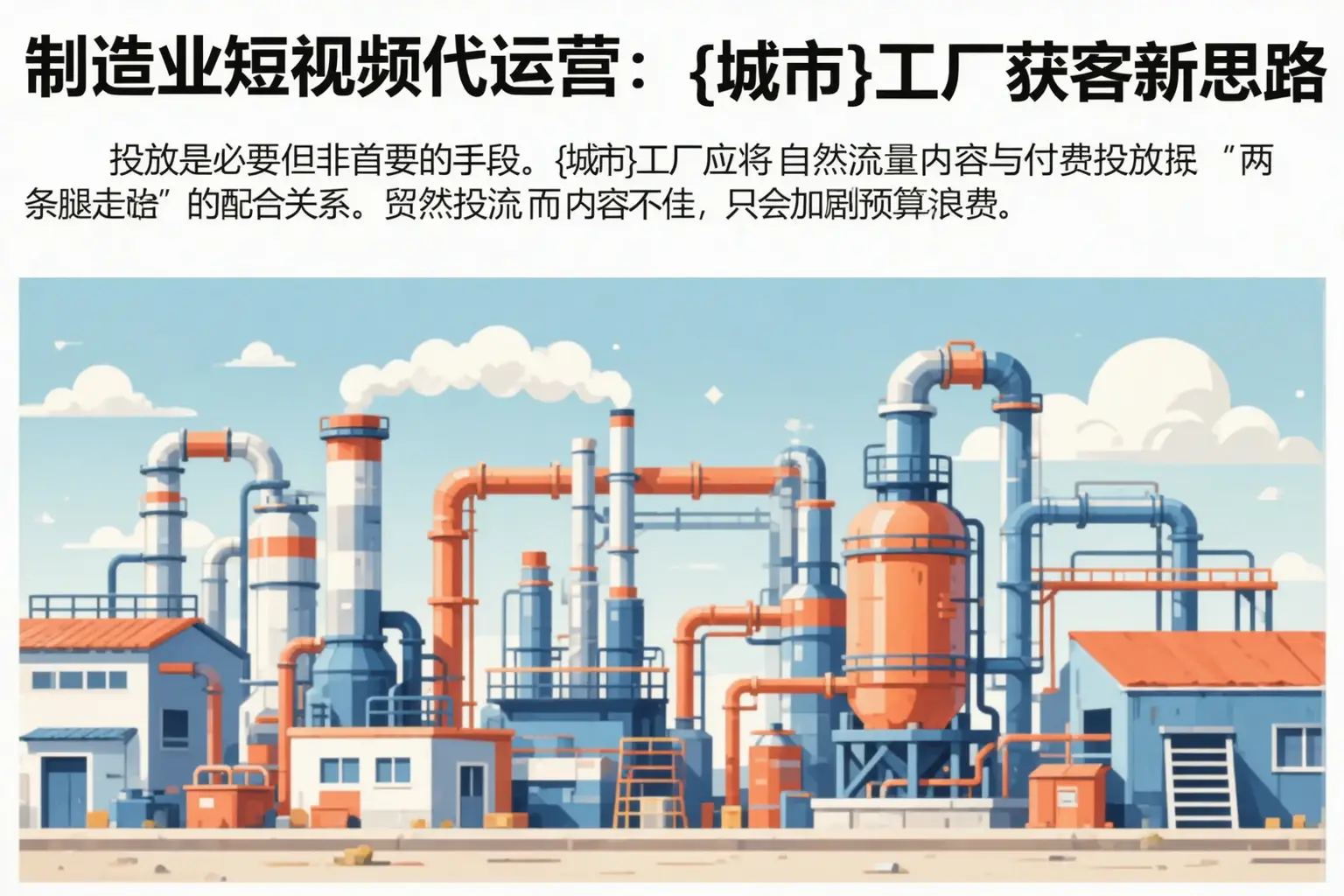 制造业短视频代运营:北京工厂获客新思路